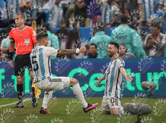 Qatar 2022 - Premiación Lionel Messi, Leandro Paredes - Foto Erik Estrella